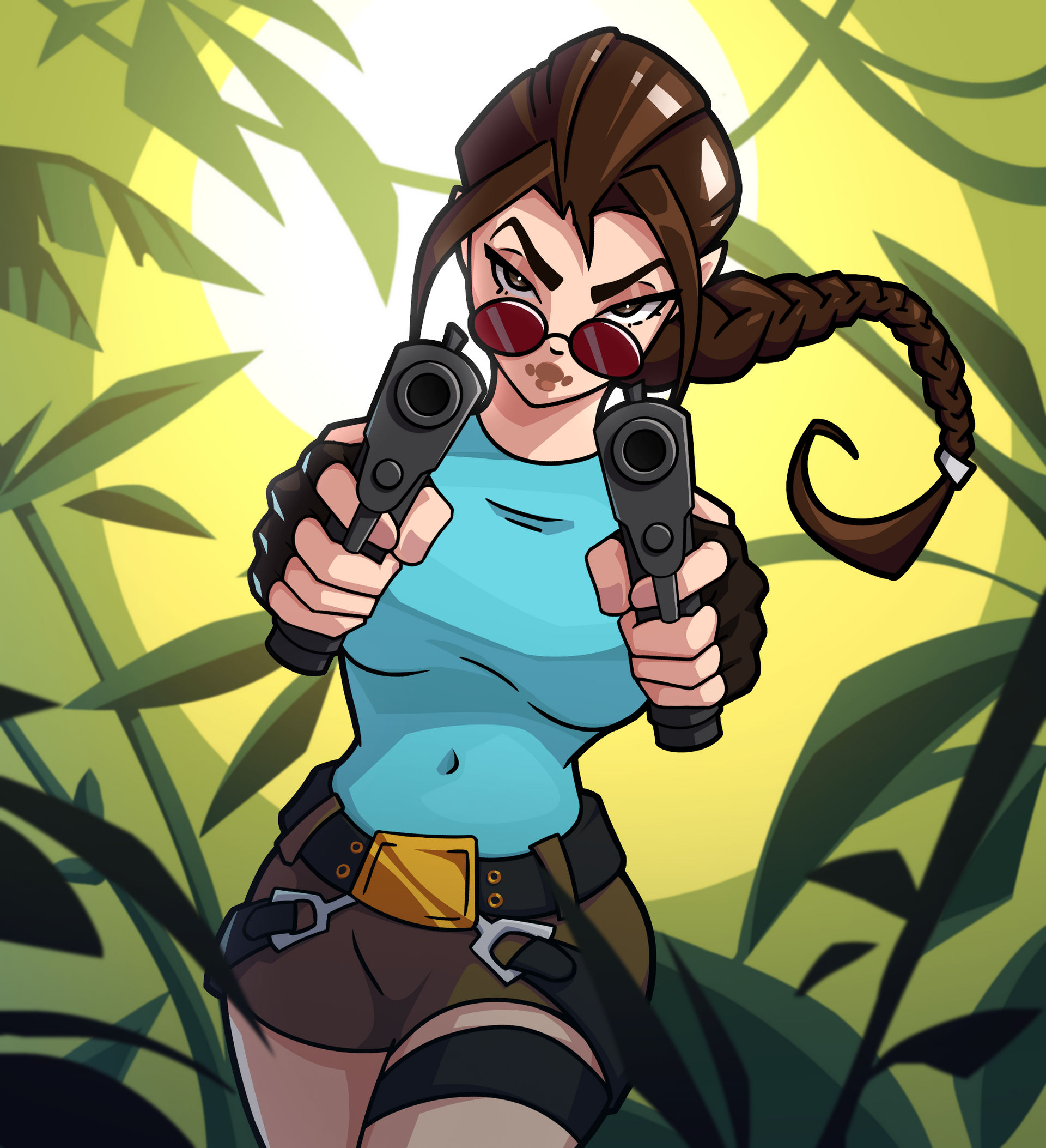 Lara Croft - Tomb Raider Netflix [commission] by ArtofFadoo on