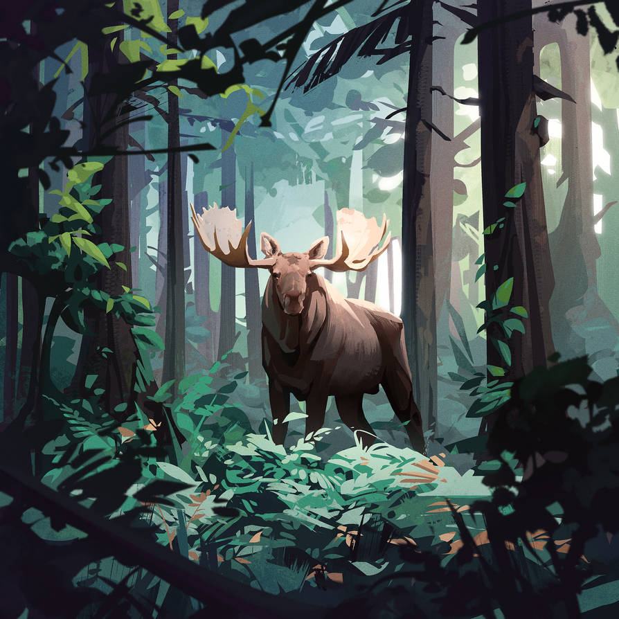 Moose by Voidentir on DeviantArt