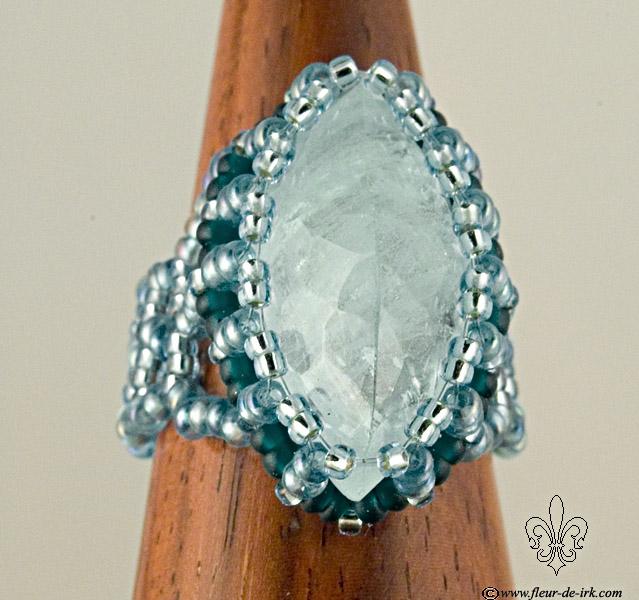 Large aquamarine ring R283