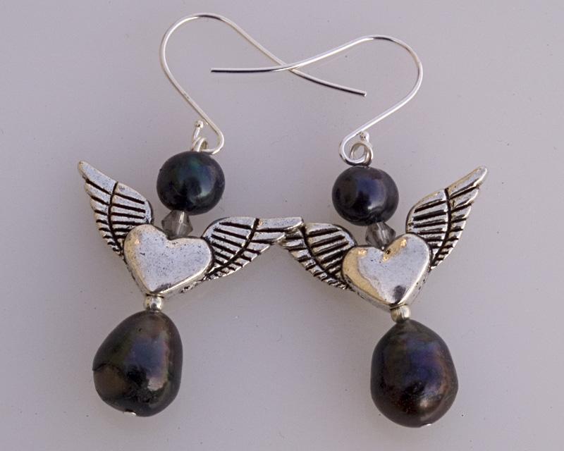 Winged earrings collection (3) E956