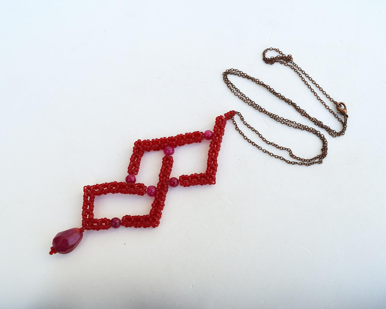 Ruby Maze Ruby maze pendant P281 by Fleur-de-Irk on DeviantArt