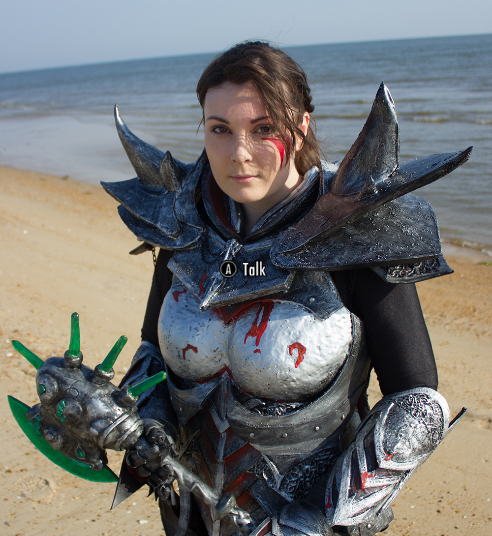 Dragonborn close-up by vampurity-stock
