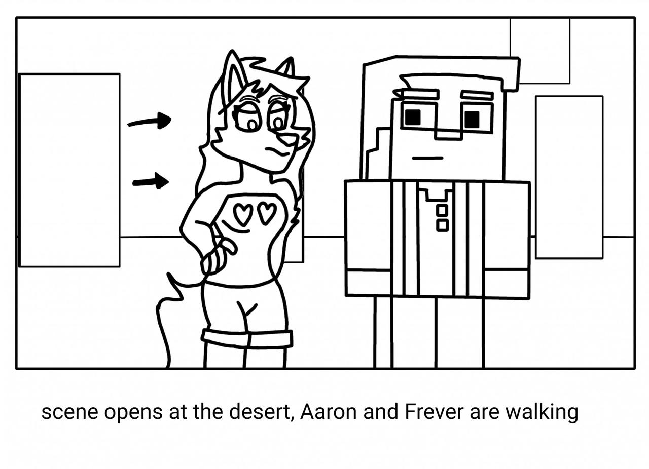 My first storyboarding scene is nearby.