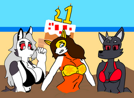 Happy Birthday Dollity front page cover comic.