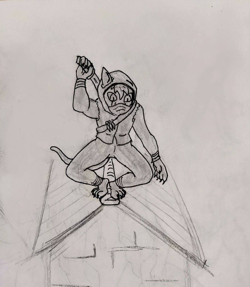 Assassin Kitty doodle by arts-leo on DeviantArt