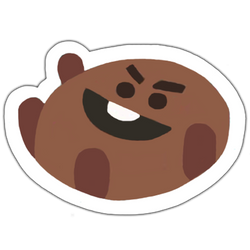 BT21 Shooky Sticker