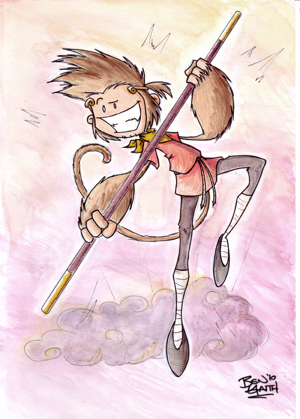 Watercolour Monkey