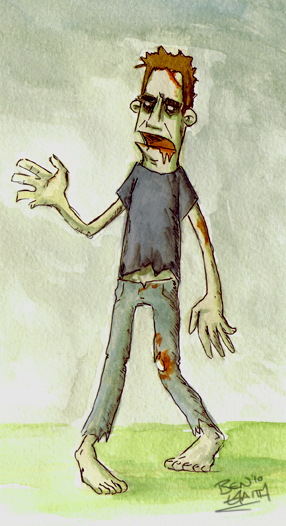 Watercolour Zombie