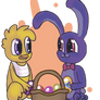 Easter cuties - Bonnie and Chica