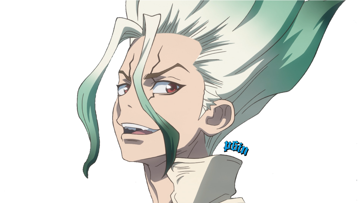 Senku render by p6in on DeviantArt