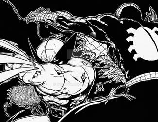 Inked Wolverine vs Spidey