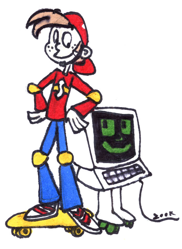 Scooter Computer and Mr.Chips by ZeeDiKay on DeviantArt