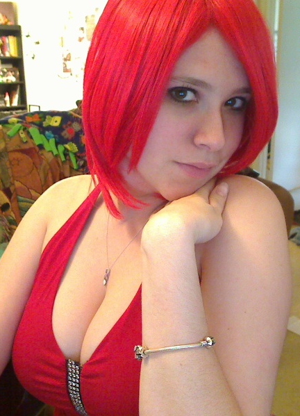 Fun with wigs. Red 1