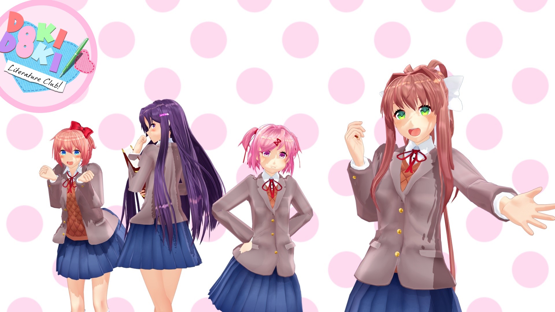 MMD: DDLC) Exit Music Ending by BlueRoseHilbert on DeviantArt