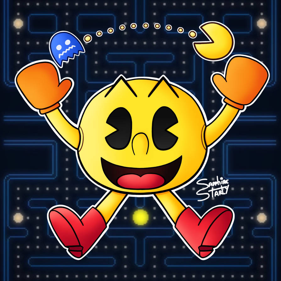 Pac Man Rage Deviantart Pac-Man by SapphireStarly on DeviantArt