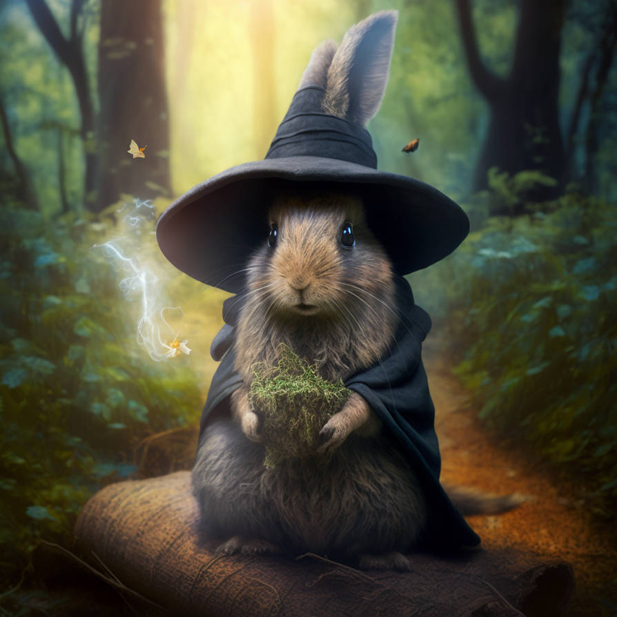 Villing Rabbit Willowbloom, the Verdant Rabbit by KahinSpiritCaller on DeviantArt