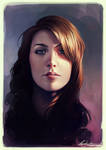 2DArtist Self Portrait by Charlie-Bowater