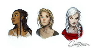 Throne of Glass Sketches