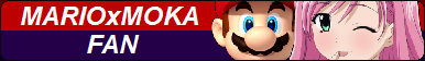 Mario x Moka Fan Button