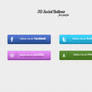 3D Social Buttons