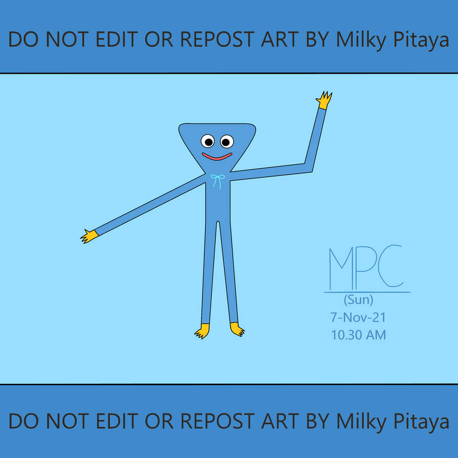 Huggy Wuggy (Poppy Playtime) fanart by MilkyPitayaCookie on DeviantArt