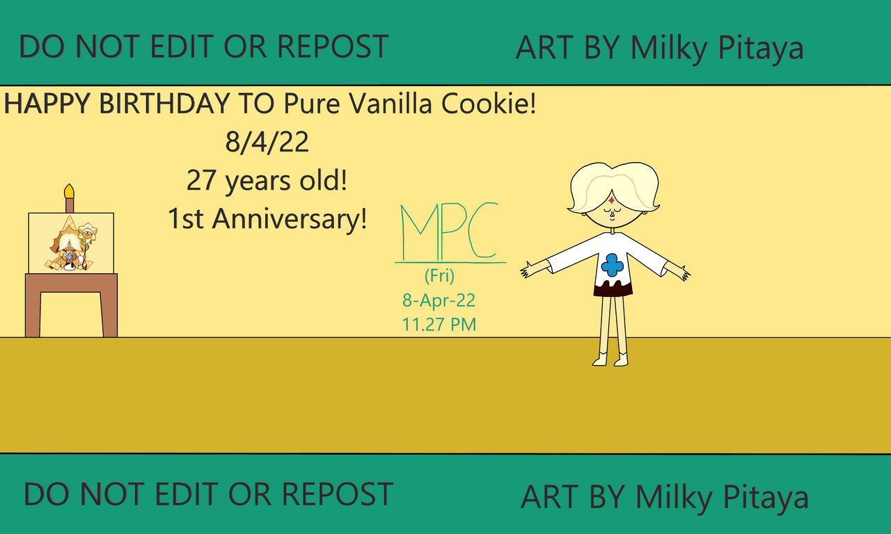 Pure Vanilla Cookie fanart by MilkyPitayaCookie on DeviantArt