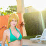 Rei Bikini cosplay