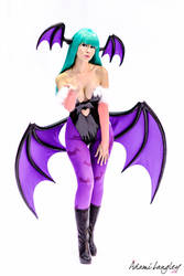 Morrigan Aensland Cosplay by adami-langley