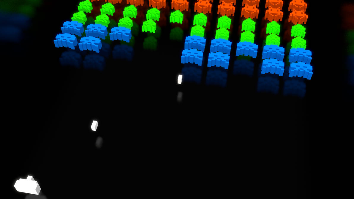 Space invaders 3D by V4arg on DeviantArt