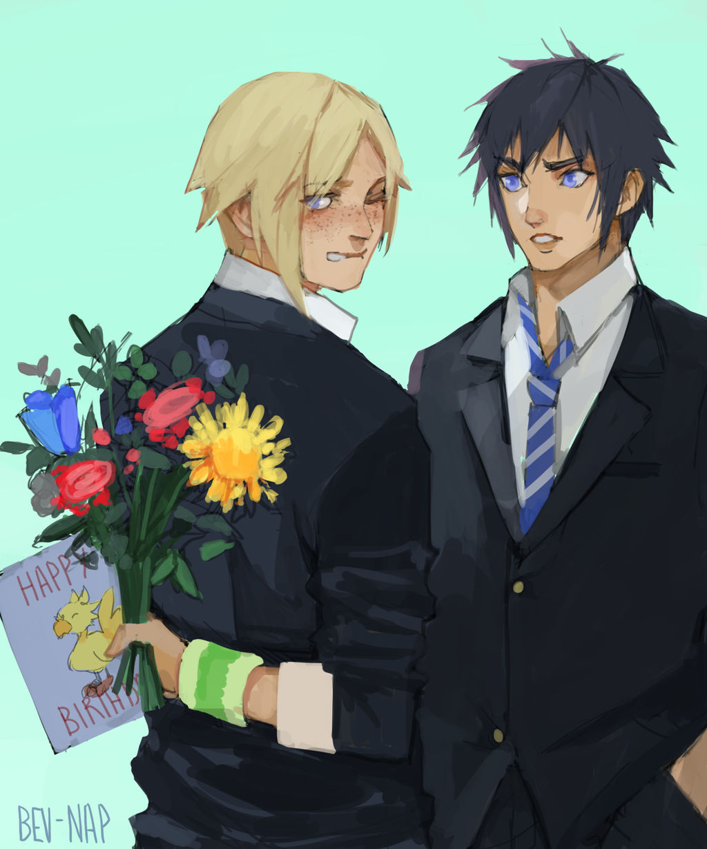 Nap Bev Wht His Birthday (Commission) by Bev-Nap on DeviantArt