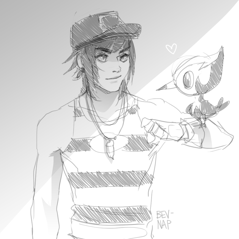 Pokemon Trainer doodle