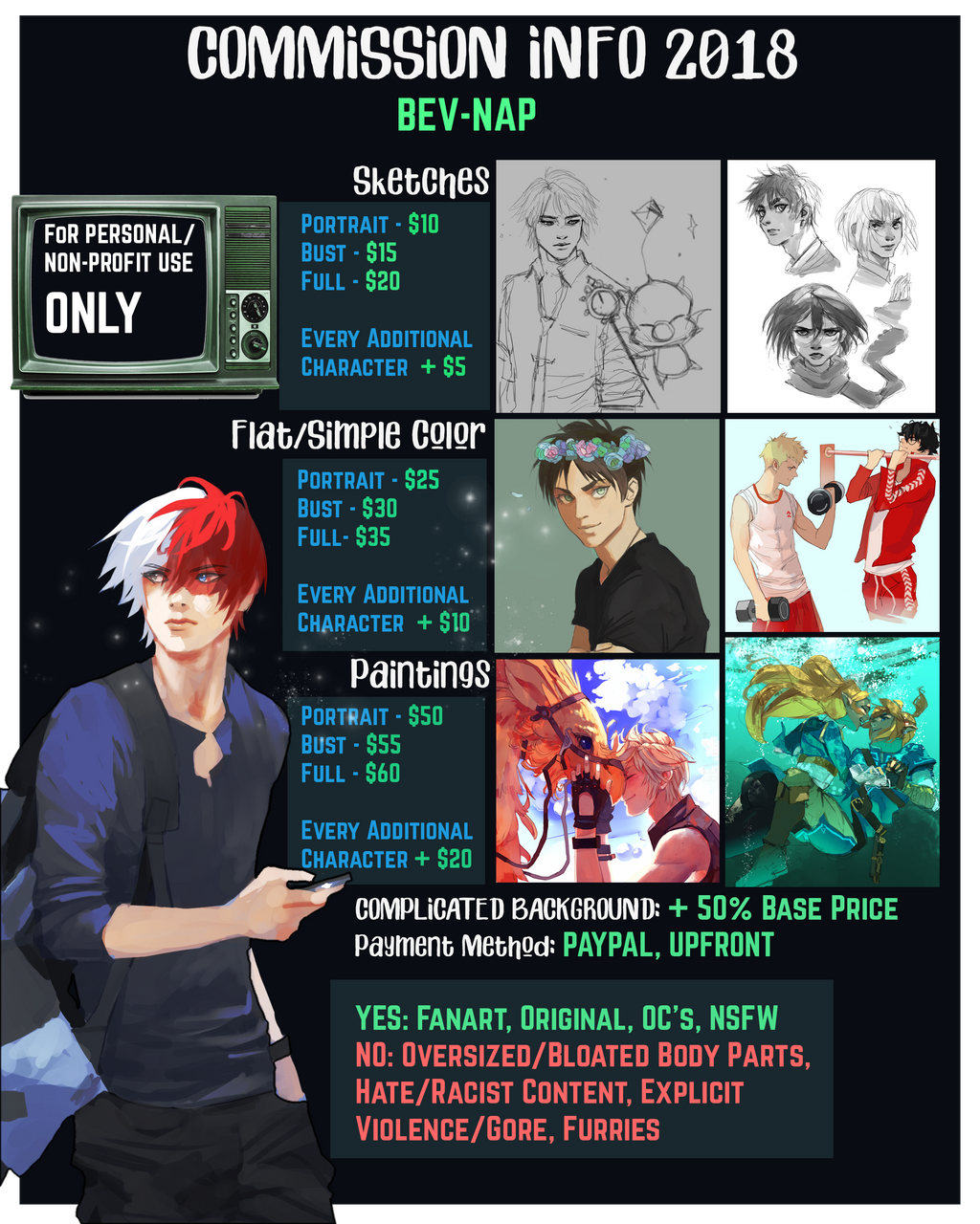 Nap Bev Wht Commissions are open! by Bev-Nap on DeviantArt