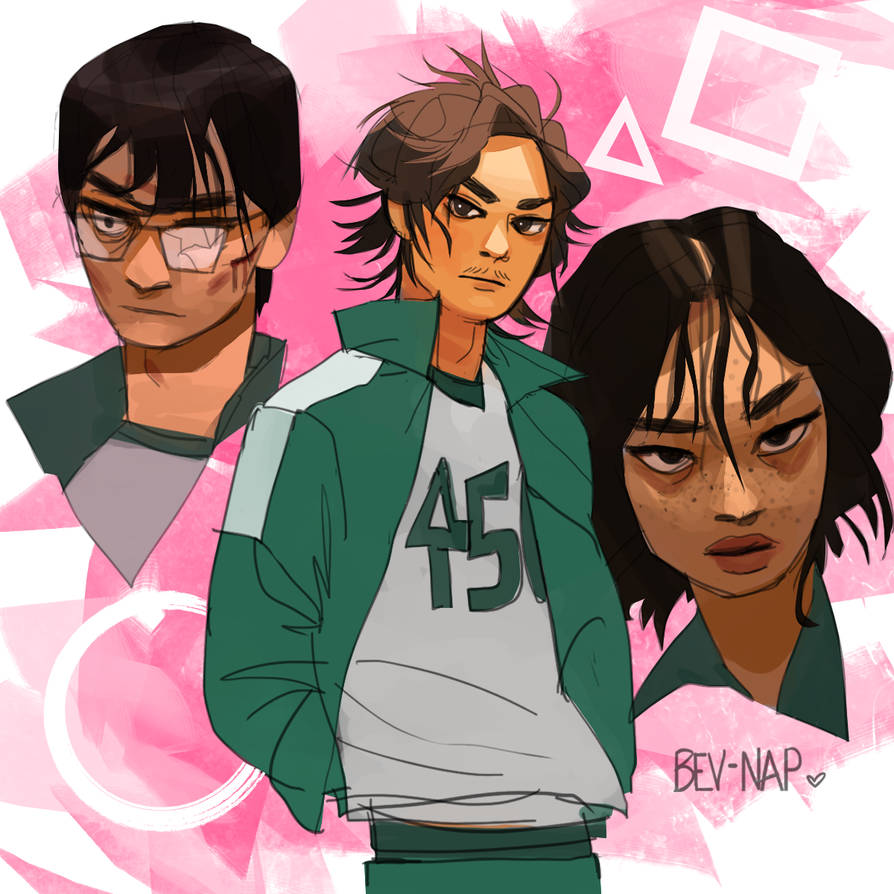 Nap Bev Wht SQUID GAME by Bev-Nap on DeviantArt