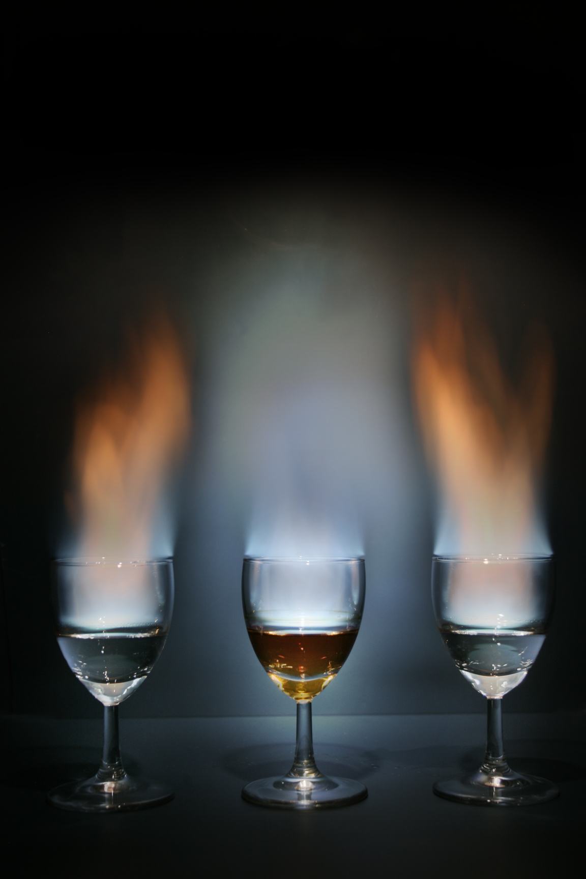 Burning liquor