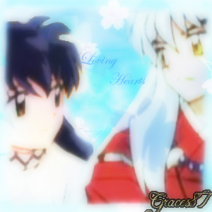 Inuyasha Kagome Loving Hearts