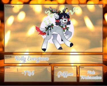 Holly Registration Sheet - Scented Pony