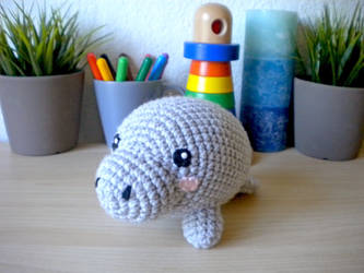 Baby Manatee Amigurumi