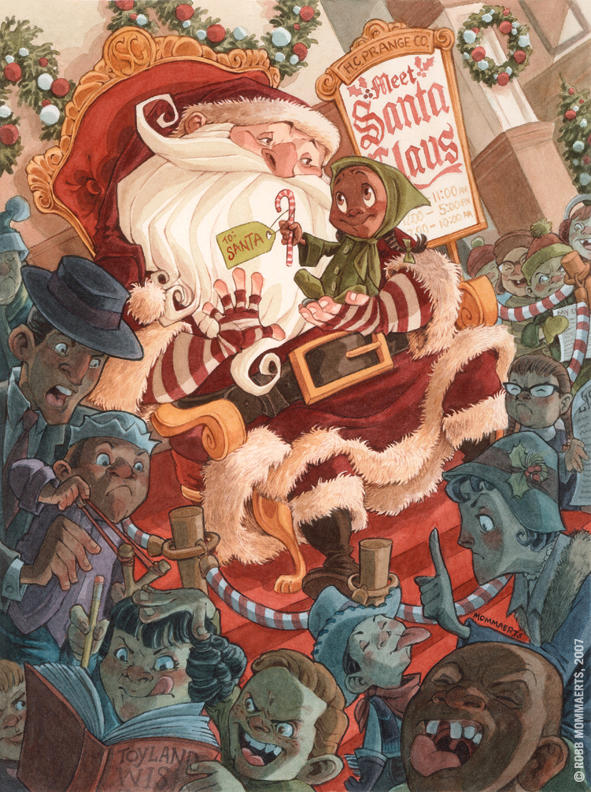 Department Store Santa by RobbVision on DeviantArt