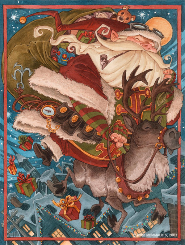 Santa's Flight by RobbVision on DeviantArt