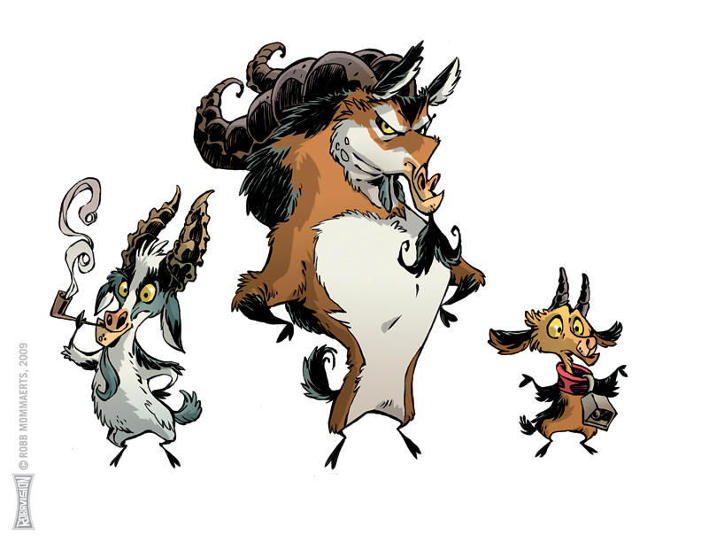 The Billy Goats Gruff by RobbVision on DeviantArt