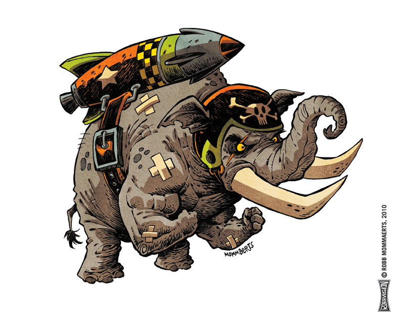 Ill-tempered Elephant