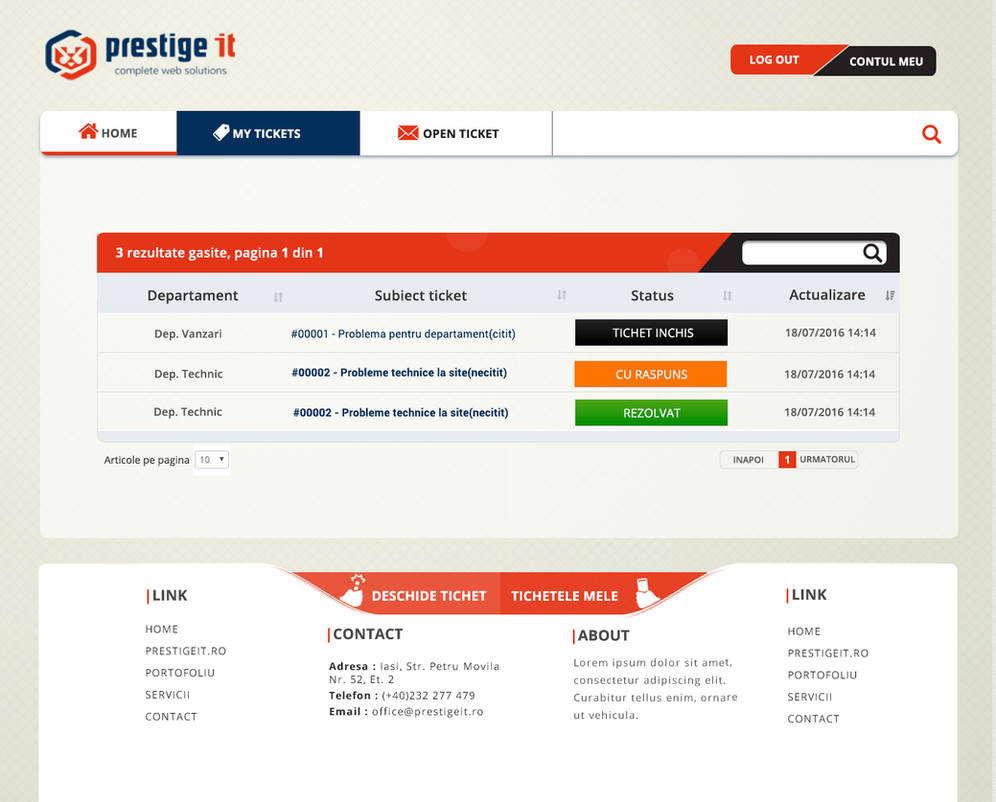 Ticket Inbox by silviucc on DeviantArt