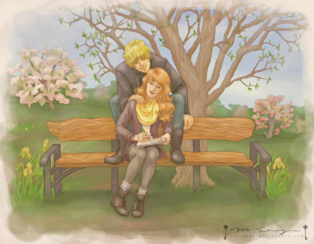 Mortal Instruments: Jace and Clary in the Spring