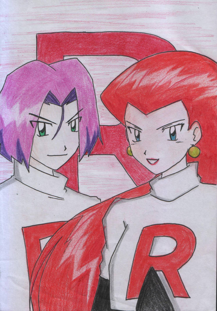 jessie and james team rocket by Graxile on DeviantArt