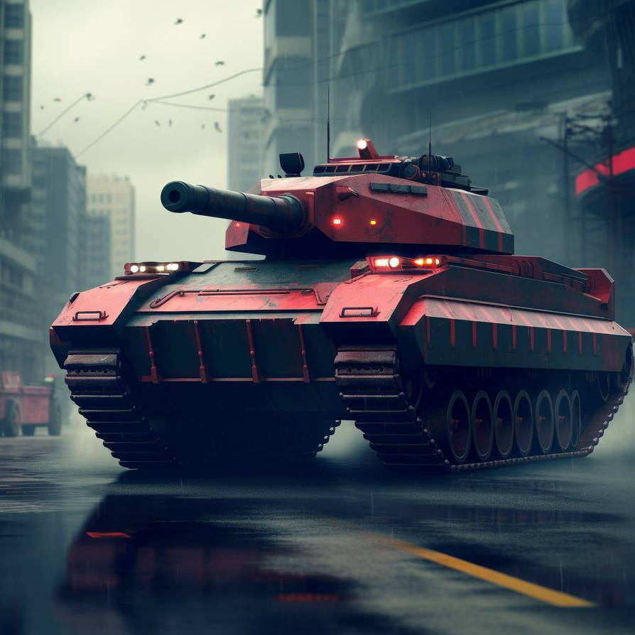 The Red Tank by vktrBCN on DeviantArt