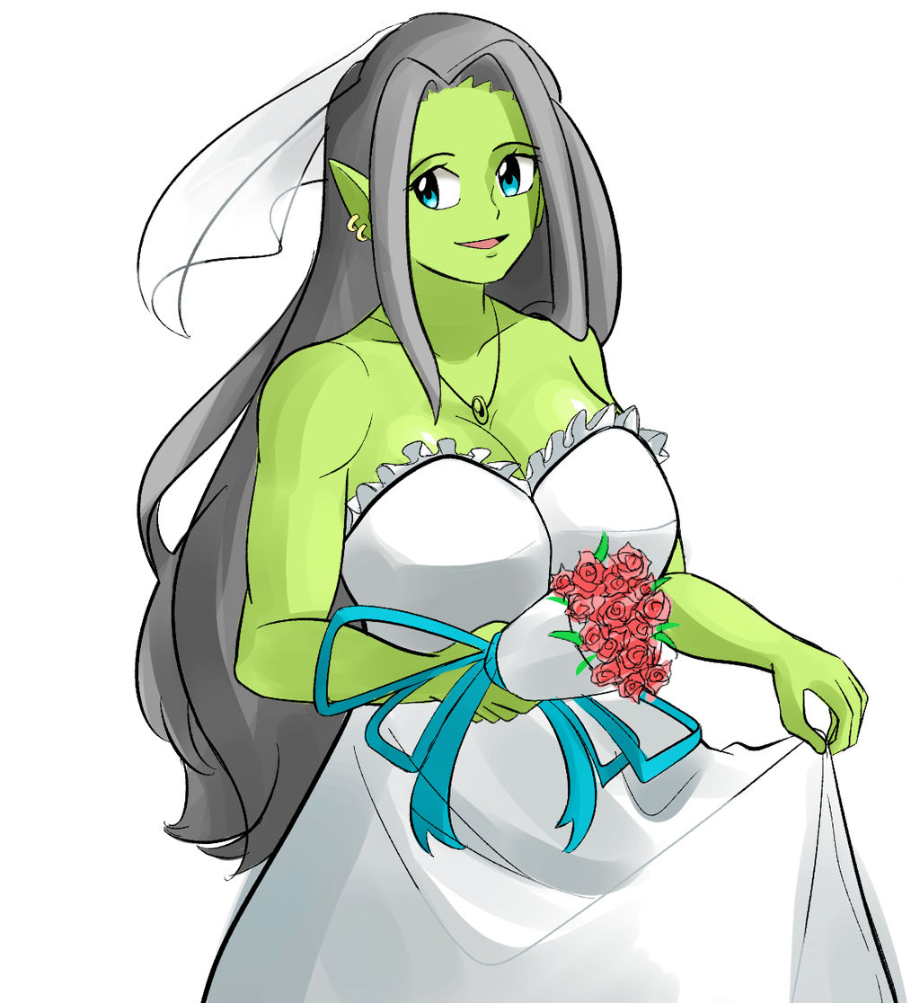 Orc Bride by Gradientray on DeviantArt
