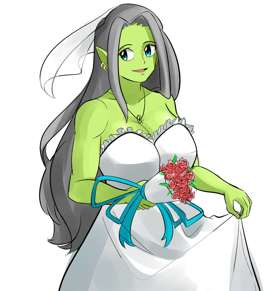 Orc Bride by Gradientray on DeviantArt
