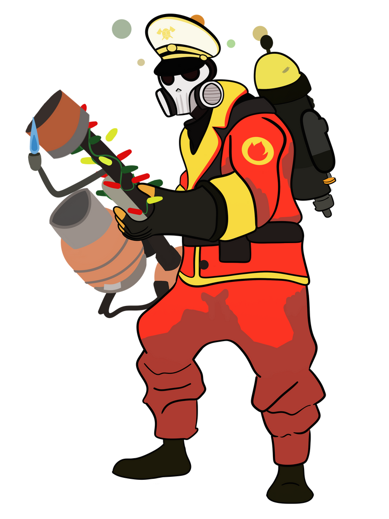 Pyro Pointing Pyro by gravedrawings on DeviantArt