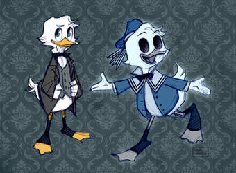 Duck tales crossover with oc