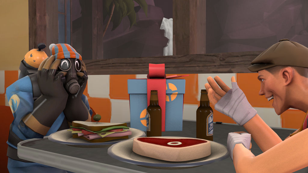 Pyro Vs. Scout Scout and Pyro Date by PyroMcGyver on DeviantArt